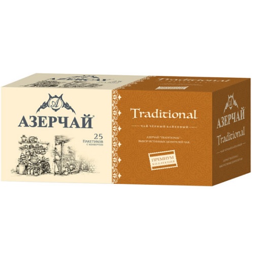 Азерчай чай черный Premium collection, 25 пакетиков